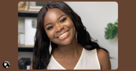 Temi Laleye smiling in a white top, British finance journalist known for simplifying complex money matters.