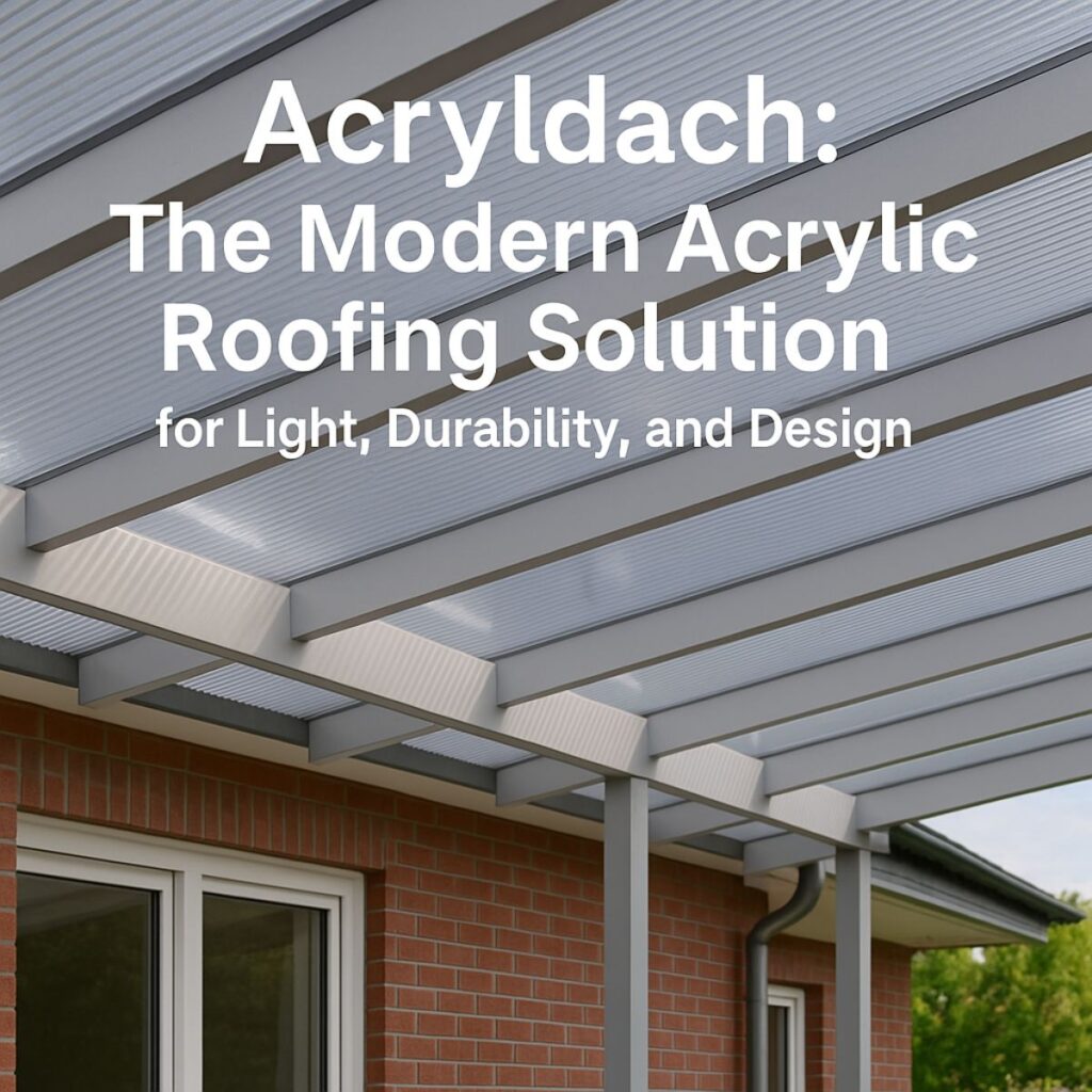 Acryldach: The Modern Acrylic Roofing Solution for Light, Durability, and Design Acryldach