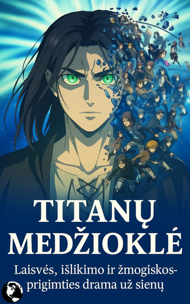 Titanų medžioklė: Laisvės, išlikimo ir žmogiškosios prigimties drama už sienų titanų medžioklė