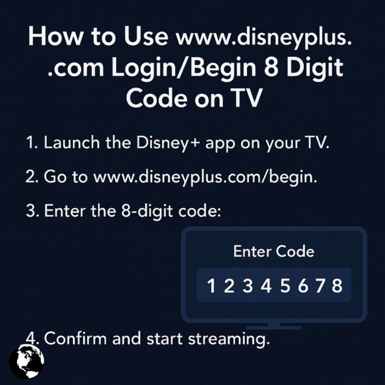 www.disneyplus.com login/begin 8 digit code tv