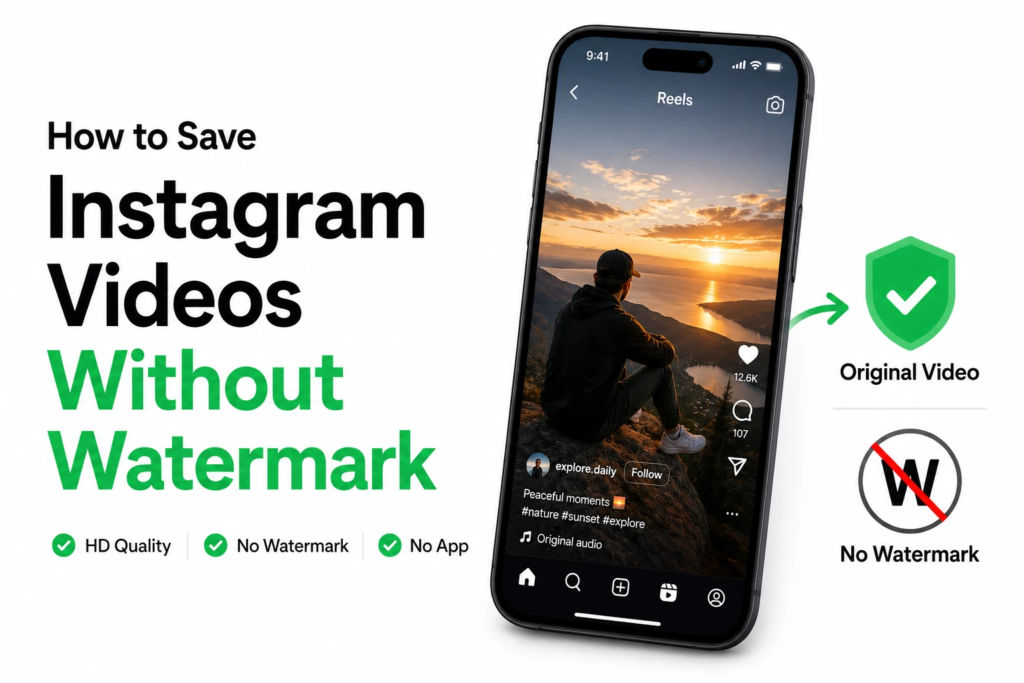 How to Save Instagram Videos Without Watermark How to Save Instagram Videos Without Watermark